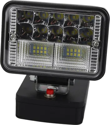 Image de Lampe de travail LED d'extérieur, portable, avec adaptateur pour batterie lithium Metabo 18 V