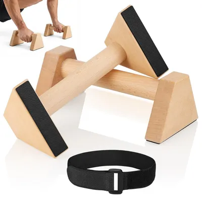 Productafbeelding van Houten Push Up Handgrepen met Antislip