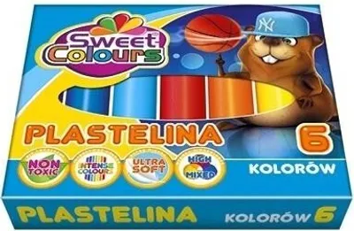 Obrázok produktu pre Plastelína 6 farieb