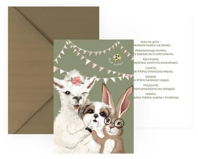 Obrázok produktu pre Príležitostná pohľadnica „Priatelia“ s obálkou