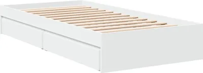 Immagine prodotto di Giroletto con Cassetti Bianco 75x190 cm in Legno Multistrato