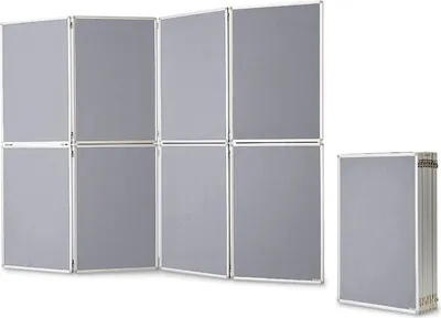 Produktbild von Magnetoplan 1101017 Präsentationswand, zusammenklappbar, grau