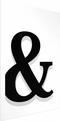 Produktbild von Posterpapier Poster - Decorative Letter 21x30 cm Text m-A-0859-ao-a