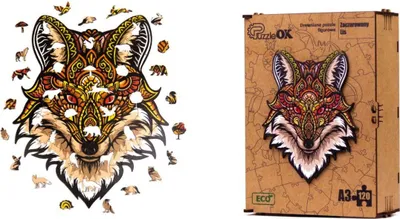 Produktbild von Holzpuzzle „Verzauberter Fuchs“ Pua3-00727