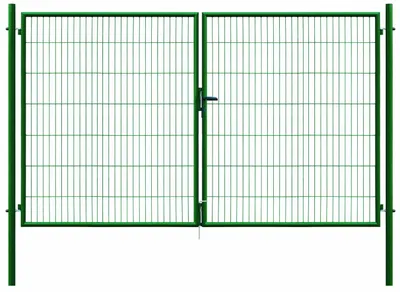 Produktbild von Floraworld Gartentor doppelflügelig Classic 300 x 175 cm moosgrün