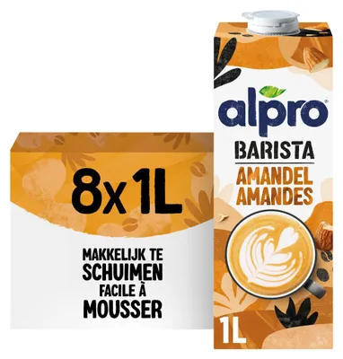 Obrázok produktu pre ALPRO Barista Mandľový nápoj 1 l – 8 x 1 l