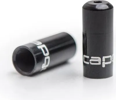 Produktbild von capgo OL Endkappenset Schaltaußenhülle Alu 4,5 mm Schwarz - 10 gedichtete End...