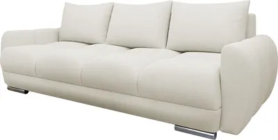 Produktbild von MIRJAN24 Sofa Logo 3, Schlafsofa mit Bettkasten und Schlaffunktion, Ausziehmechanismus DL, Wellenfeder 3-Sitzer (Farbe: Velo 621)