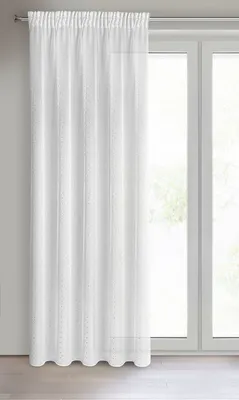 Zdjęcie produktu dla Eurofirany Zasłona gotowa sibel na taśmie 140x270 cm biały