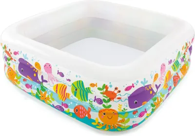 Produktbild von Intex Kinder Schwimmbad Meer Aquarium - 159 x 159 x 50 cm