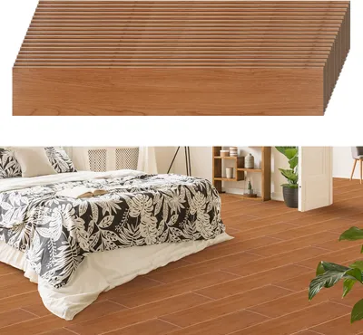Zdjęcie produktu dla TolleTour – laminat winylowy, 2,51 m², samoprzylepny, jasnobrązowy, wzór desek podłogowych nr 18, podłoga o realistycznym wyglądzie