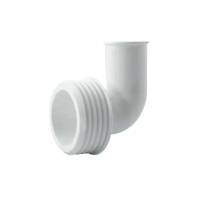 Produktbild von tecuro WC-Spülrohrverbinder - Winkelform - Ø 55/28