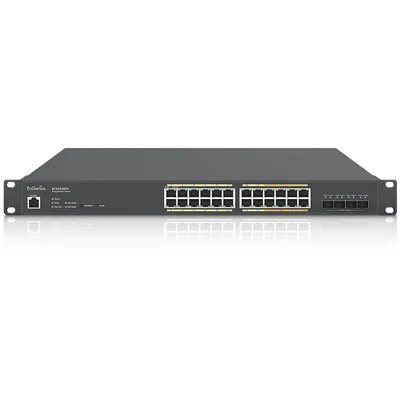 Image de EnGenius ECS2528FP Commutateur réseau administrable L2+ Gigabit Ethernet (10/100/1000) Power over Ethernet (PoE) Noir