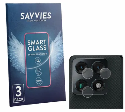 Produktbild von 3x Savvies Schutzglas Folie für Motorola Razr Fold (NUR Kameraschutz) 9H Panzer Schutzfolie Glas Displayschutz klar transparent