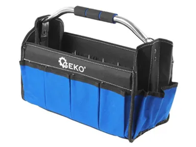 Obrázek produktu pro Brašna na nářadí GEKO otevřená s kovovou rukojetí G10860