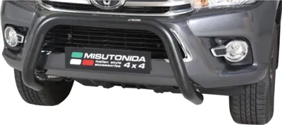 Obrázok produktu pre J&J Automotive | Predné rámy pre Toyota Hilux Double Cab 2016-2018 76mm čierny