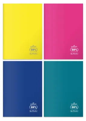 Produktbild von Zeszyt A5 60 kartek w kratkę Eco PP Colors Herlitz 5 sztuk