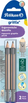 Immagine prodotto di Pelikan 300000414 Matita Pelikan griffix, grado di durezza: B, cartoncino blisterato