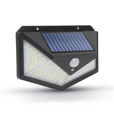 Obrázok produktu pre Solárny reflektor s pohybovým senzorom - nástenný - 136 LED