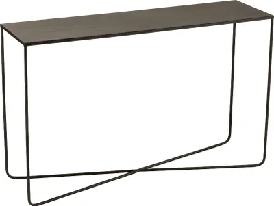 Produktbild von Rechteckige Metallkonsole mit Kreuzfuß