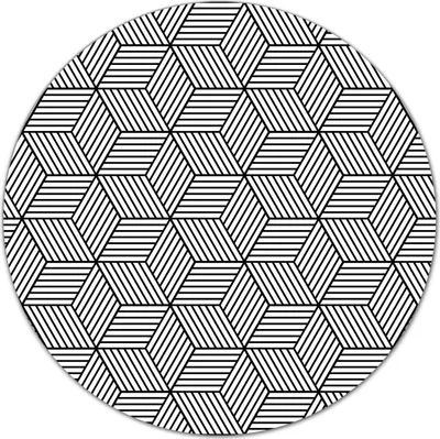 Produktbild von Glas-Herdabdeckplatte Glaskeramikkochfeld-Abdeckung Schneideplatten - 40 cm - Geometrische Würfel