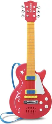 Produktbild von Bontempi 24 5831, Musikspielzeug, Gitarre, 3 Jahr(e), AA, 388 g, Mehrfarbig