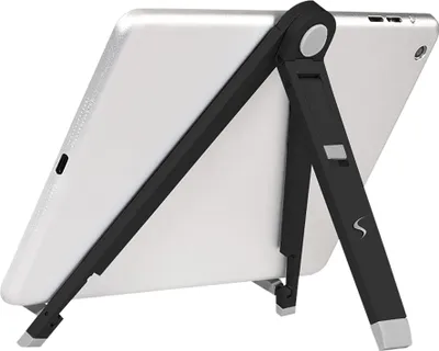Produktbild von Scapade Airstand faltbarer Stand für iPhone und iPad – Zusammenklappbar für einfache Lagerung – Rutschfeste Silikonpads für sicheren Halt – Unterstützt zwei Höhenstufen