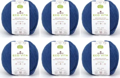 Obrázek produktu pro 6x DMC Eco Vita – příze z 80 % recyklované bavlny a 20 % recyklovaných vláken, 388, (barva 107)
