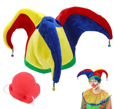 Immagine prodotto di Costume da clown, design allegro - Costume da travestimento - Costume da clown per bambini - Costume da clown da donna - Costume da clown per adulti - Materiale traspirante - Costume da travestimento