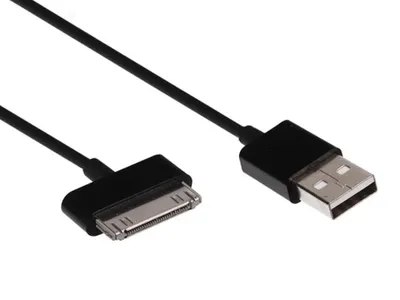 Obrázek produktu pro Kabel USB 2.0 A samec do Apple® 30kolíkový samec - černý - 1 M