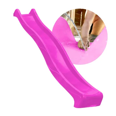 Produktbild von DEMMELHUBER Wellenrutsche WATERSLIDE 2,90 m Podesthöhe 1,50 m - Pink 31451-19
