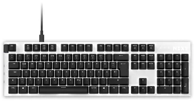 Produktbild von NZXT Function - Tastatur - Hintergrundbeleuchtung - USB - QWERTZ - Deutsch - Tastenschalter: Gateron Red (Hot-swappable)