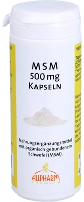 Image de ALLPHARM MSM 500 mg gélules, 100 pcs. gélules