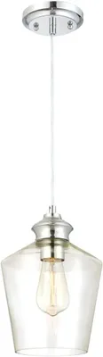 Produktbild von Beleuchtung 6205540, n A++ bis E, Pendelleuchte, Metall, Chrom, 20,32 x 20,32 x 156,21 cm