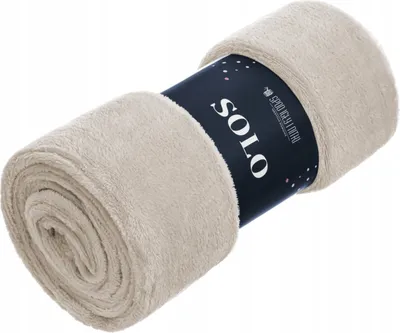 Produktbild von Kuscheldecke SOLO, beige, 150 x 200 cm, warm und angenehm weich