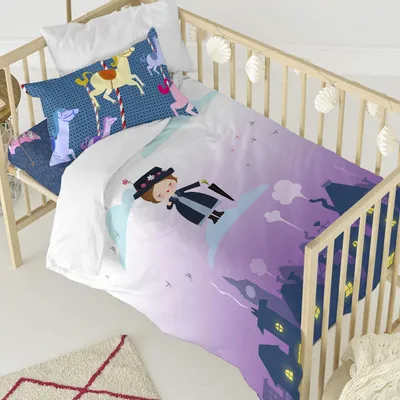 Image de Nanny housse de couette lit enfant 2 pièces 115x145 cm (lit enfant) 100% coton Fabriqué en Europe