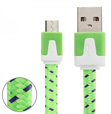 Immagine prodotto di Cavo dati micro USB Cavo di ricarica Colori 2 m per cellulari Tablet Cavo Accessori di ricarica