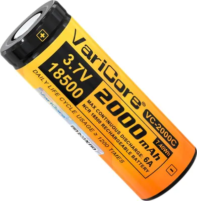 Immagine prodotto di Batteria ricaricabile VariCore VC-2000C 18500 Li-ion 3,7 V 2000 mAh