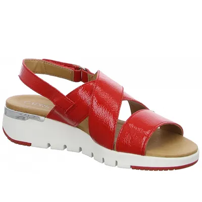Produktbild von Caprice Damen Keilsandalette in Rot, Größe 36