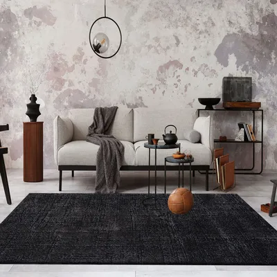 Produktbild von Teppich Modern Super Weiche, 3D Effekt, Hohen Tiefen Effekt Luxury Robust, Farbe:Anthrazit, Maße:160x230 cm