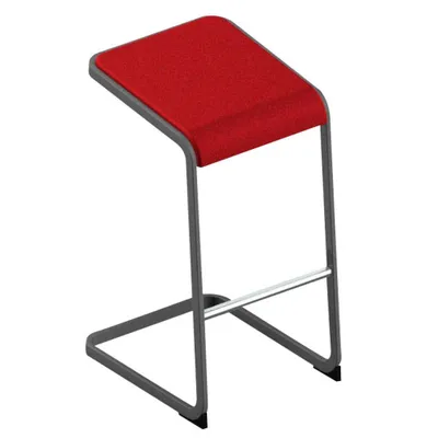 Produktbild von Quadrifoglio Hocker C-STOOL OCSTOA01/2IZX rot
