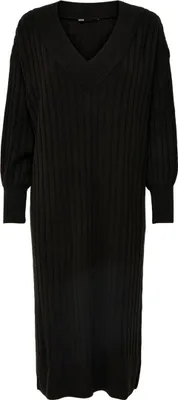 Produktbild von ONLY Langarm Strickkleid Loose Fit Midi Knit Dress V-Neck Pullover TESSA Größe: S