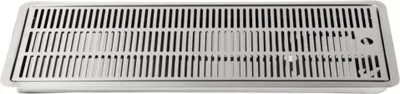 Produktbild von BieTal Tropfschale Tropfkasten Edelstahl 120x22cm Einlassen Einbau Ablauf mittig