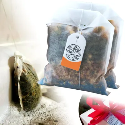 Produktbild von NOVA ERA TEA Natürlicher Handgefertigt Bade-Tee | Aromatherapie, natürlichen Inhaltsstoffen | Salz, ätherischen Ölen, Kräutern (Detox)