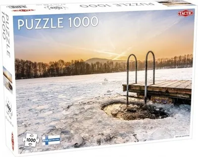 Produktbild von Tactic Puzzle Lovers Winter Swimming 1000 pcs puzzle, 1000 Stück(e), Winter