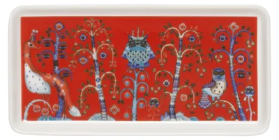 Obrázok produktu pre iittala - Tanier Taika obdĺžnikový, 12 x 24 cm, červený