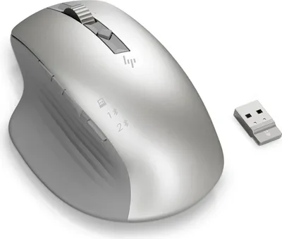 Zdjęcie produktu dla HP Mysz bezprzewodowa 930 Creator, Po prawej stronie, Bluetooth, 3000 DPI, Srebrny