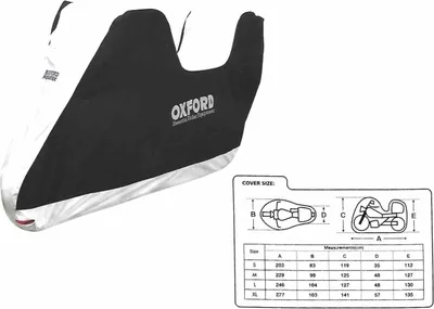 Immagine prodotto di Oxford Aquatex Essential Coprimoto per interni ed esterni, nero, M