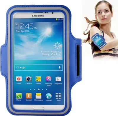 Productafbeelding van Polshouder voor Samsung Galaxy Mega 6.3 i9200, blauw