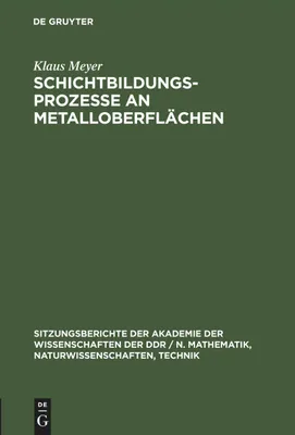 Produktbild von Schichtbildungsprozesse an Metalloberflächen